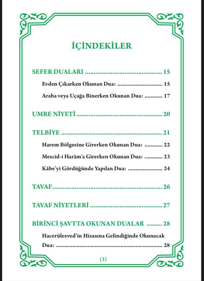 Umre Dua Kitabı