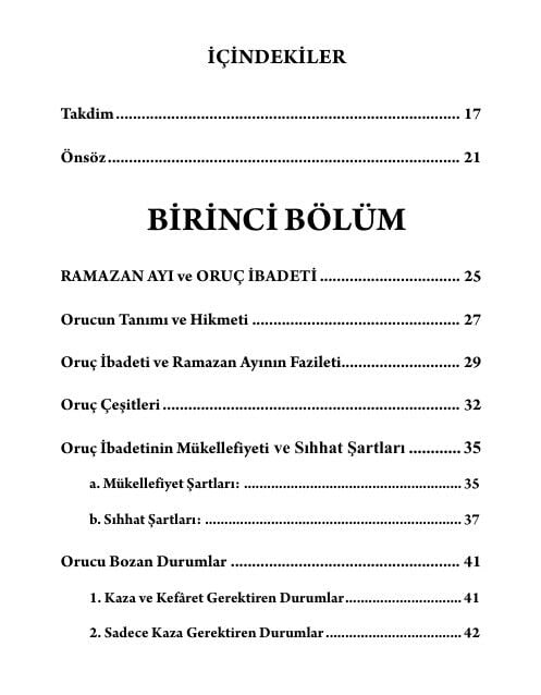 Ramazan - Güncel Meseleler