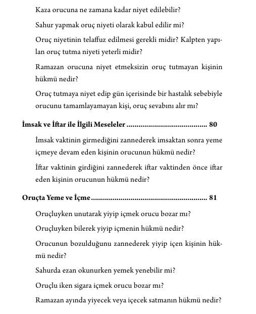 Ramazan - Güncel Meseleler