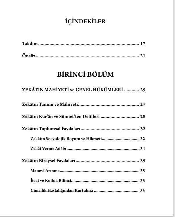 Zekat- Güncel Meseleler
