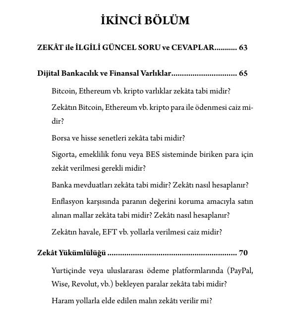 Zekat- Güncel Meseleler