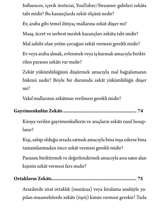 Zekat- Güncel Meseleler